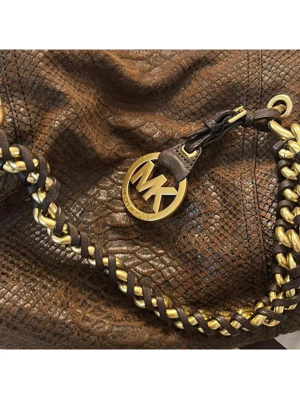 Michael Kors Brown Leather Handbag